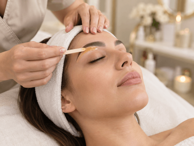 Professional eyebrow waxing and shaping