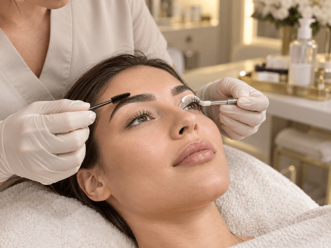 Brow and lash beauty treatment